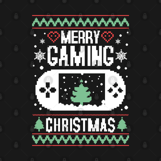 Merry gaming sweater by ArtStopCreative