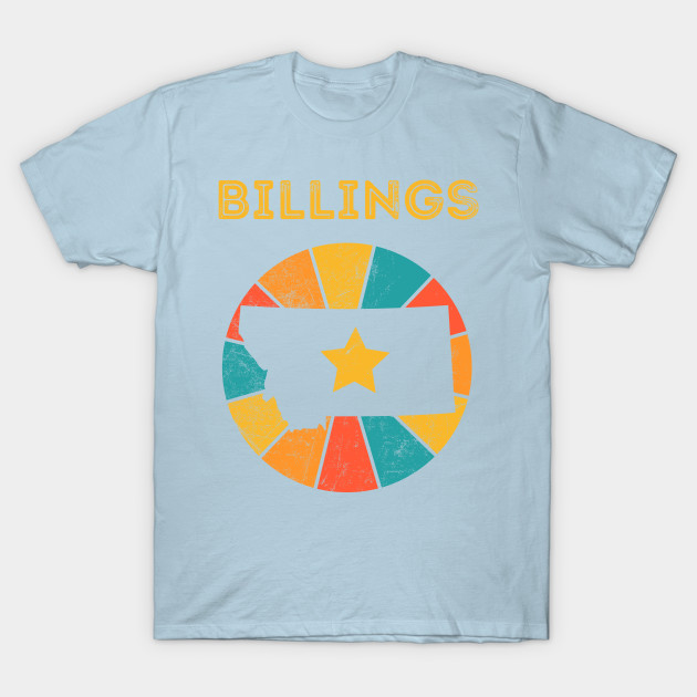 Discover Billings Montana Vintage Distressed Souvenir - Billings Montana - T-Shirt