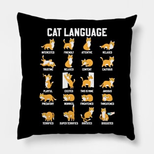 Cat Language Pillow