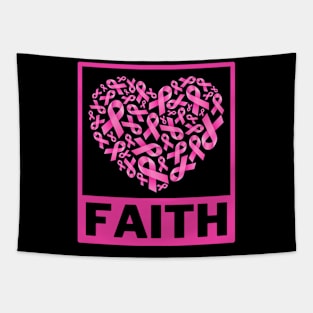 Faith - Breast cancer awareness Tapestry
