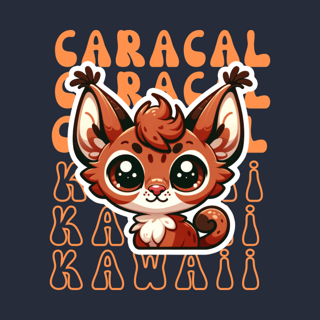 Kawaii caracal by TranquilAsana