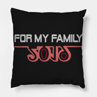 Happy New Year 2019 With My Family T Shirt Pillow