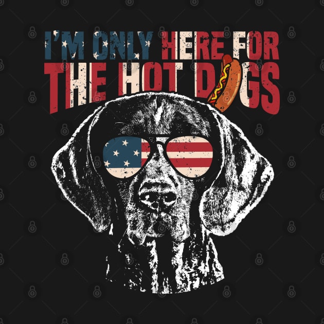 German Shorthaired Pointer Shirt Funny 4th of July Pup Tee by Madfido