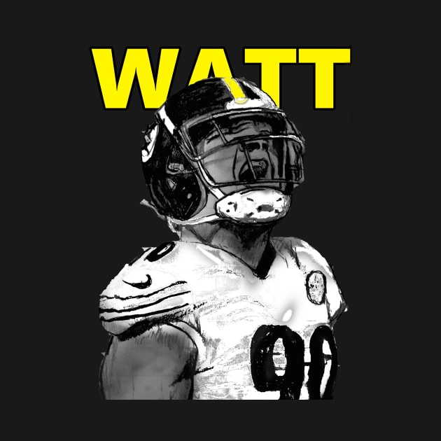 PiTTSBURGH LEGENDS - WATT by JmacSketch