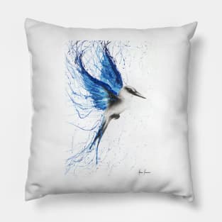 True Blue Bird Pillow