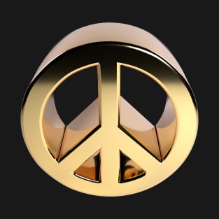 Peace - 3D - Pbr-Metallic T-Shirt