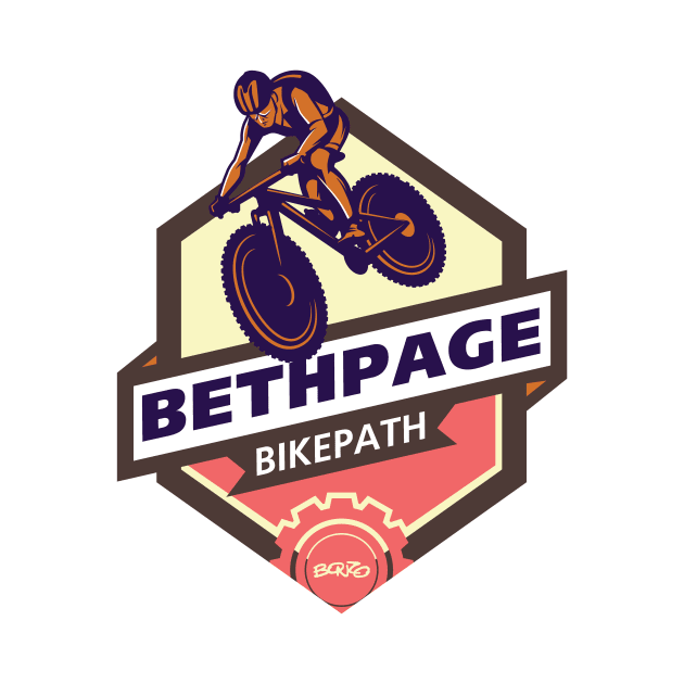 Bethpage Bike Path Small Version by BonzoTee