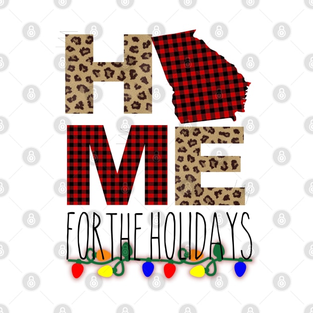 home for holidays Ga state by theplaidplatypusco