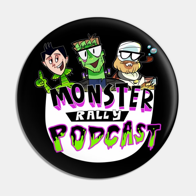 Monster Rally Podcast Logo Pin by Monster Rally Podcast 