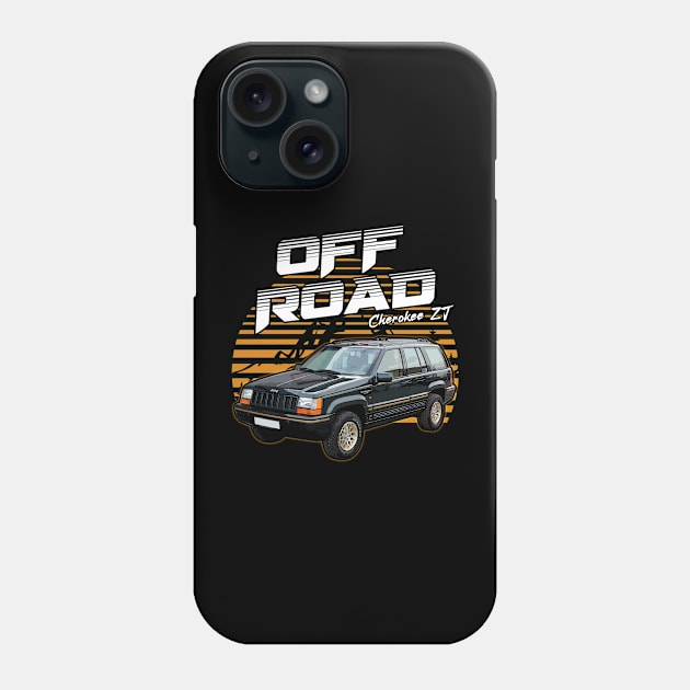 Jeep Grand Cherokee ZJ series jeep car offroad name Phone Case by Madisen Harvey