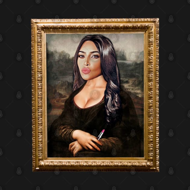 Mona Lisa / Kim Kardashian by Indecent Designs