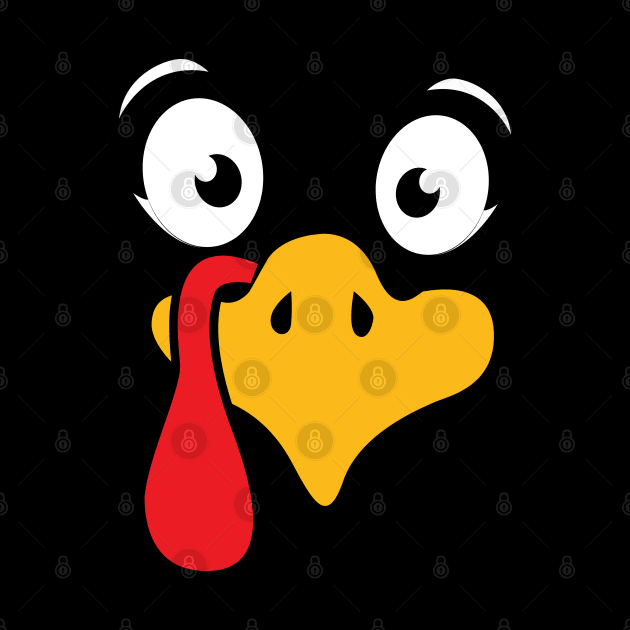 Thanksgiving Turkey Face by Bourdia Mohemad