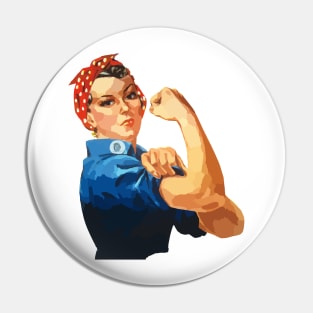 Girls Have the Power to Change the World Pin