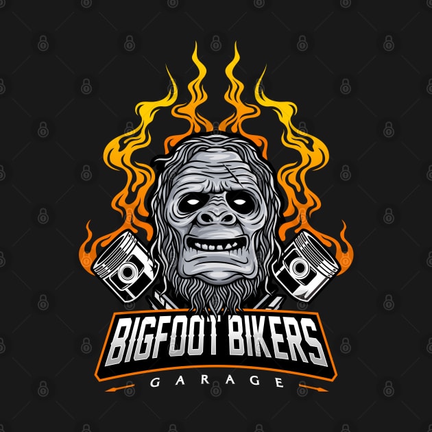 bigfoot bikers by Mako Design 