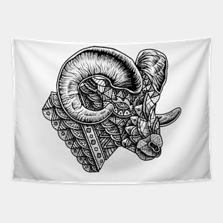 GOAT ORNAMEN Tapestry