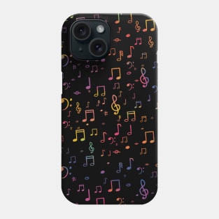 Music note pattern Phone Case