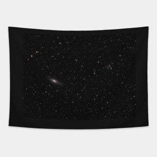 Deep space: galaxy NGC 7331, Stephan's Quintet Tapestry