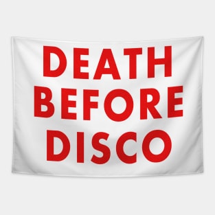 Retro Death Before Disco Tapestry