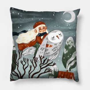 A Wondrous Winter Pillow