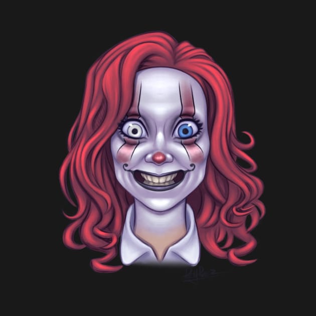 Crazy clown by Reypaez