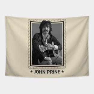 John Prine \\ Retro 70s Style Design Tapestry