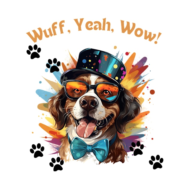 Woofy Adventure - Funny Dog Design by NedisDesign