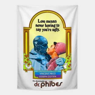 The Abominable Dr Phibes Movie Poster Tapestry