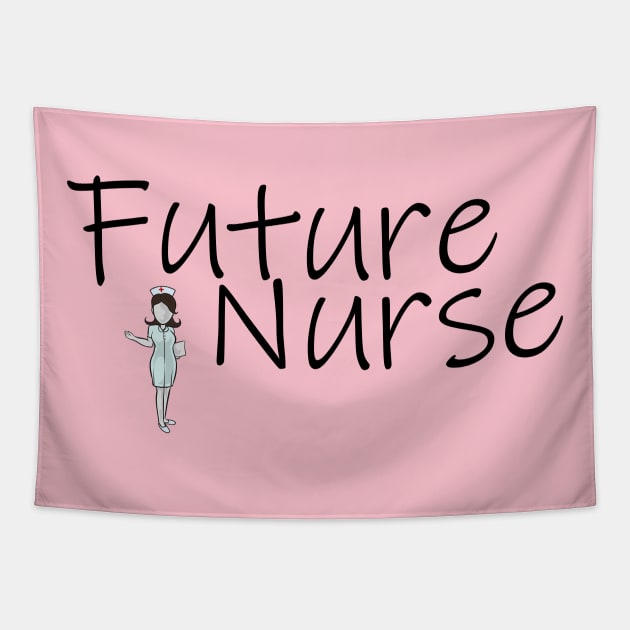 Future Nurse - Nurse Clipart Tapestry by CatsAreAmazing1