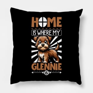 Home is with my Glen of Imaal Terrier Pillow