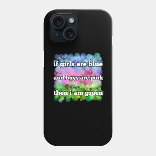 I'm green Phone Case