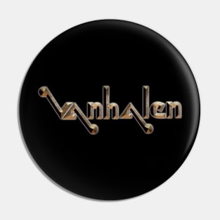 Van Halen - Old Logo Stone Engraved Pin