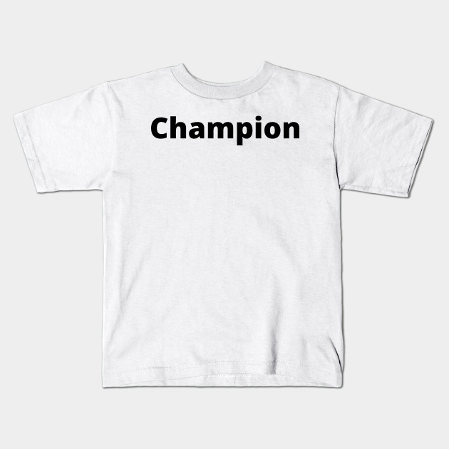 black champion shirt kids