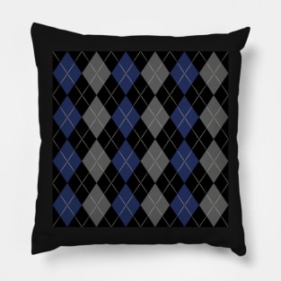 Raven Argyle Pillow