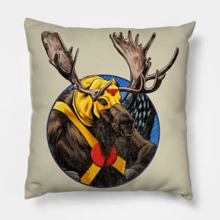 Golden Age Hawkmoose Pillow