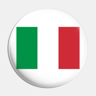 Italian flag trasparent bg Pin