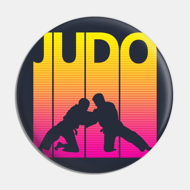 Vintage Retro Judo Gift Pin by GWENT