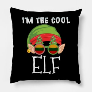 Christmas  I'm The Cool Lithuanian Elf - Gift for Lithuanian From Lithuania Pillow