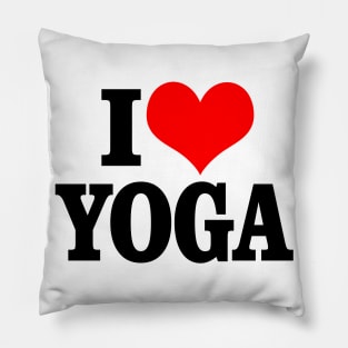 I Love Yoga Pillow