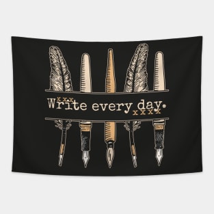Write Every Day // Vintage Writer Inspiration Tapestry