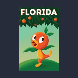 Florida Orange Bird - Orange Tree T-Shirt