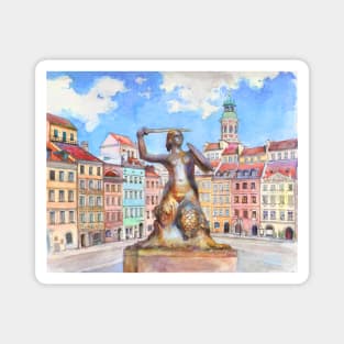 Warsaw old Town Magnet