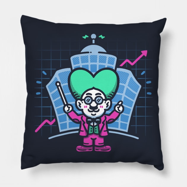 City Simulator Pillow by Minilla