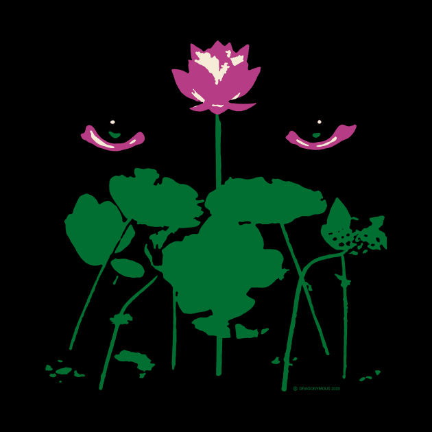 Black Pond Lotus by dragonymous