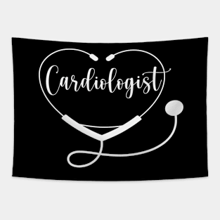 Cardiologist Doctor Nurse with Love Heart Tapestry