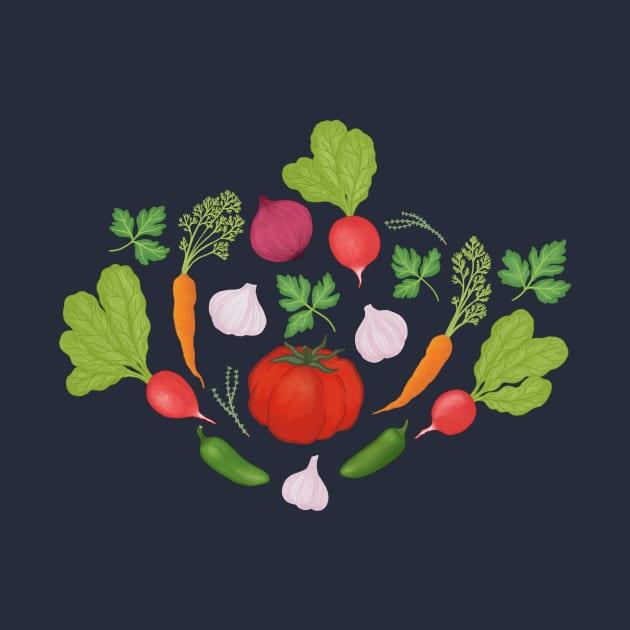 Vegetable Bounty by Carabara Designs