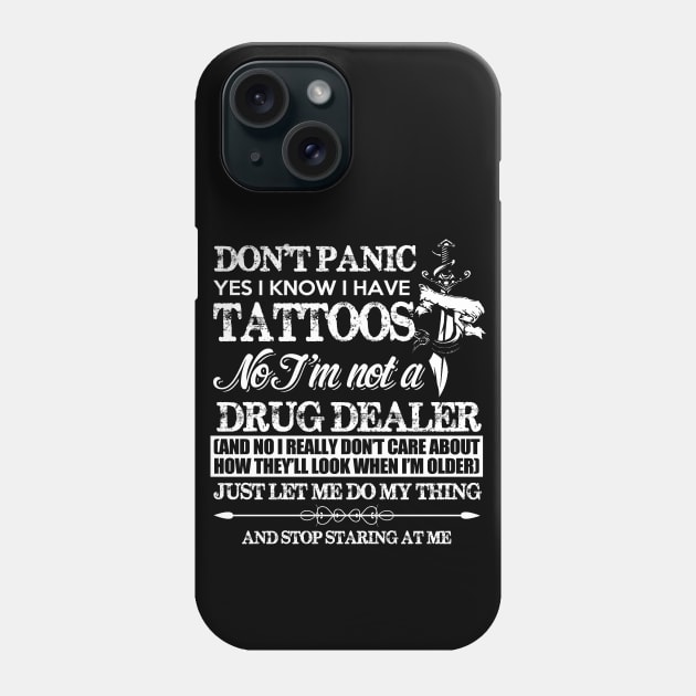 Tattoos Phone Case by Dojaja
