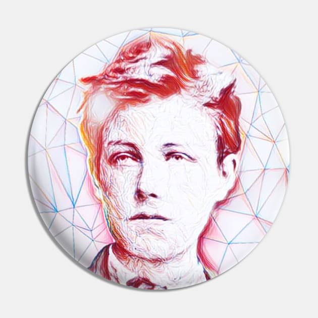 Arthur Rimbaud Portrait | Arthur Rimbaud Artwork | Line Art Pin by JustLit