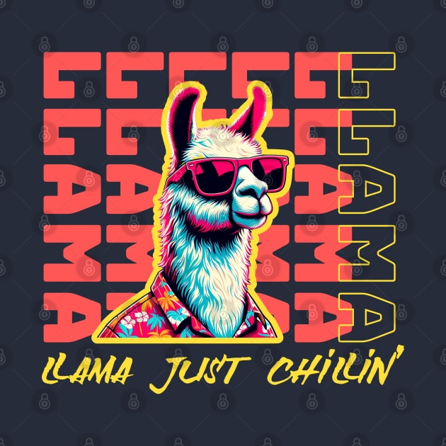 Llama with sunglasses by Create Magnus