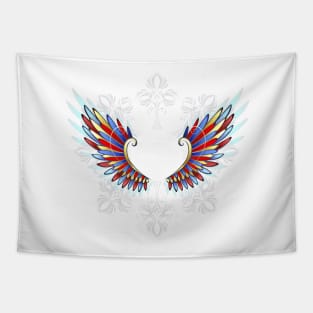 Stained Glass Wings ( Rainbow Wings ) Tapestry