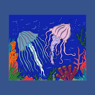 under water  sea life T-Shirt